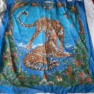 Hermès Paris Jungle Love Silk Scarf